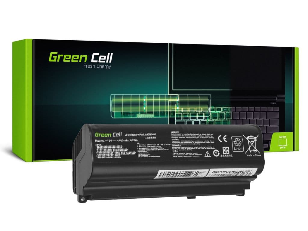 Green Cell erstatningsbatteri for Asus ROG G751 A42N1403