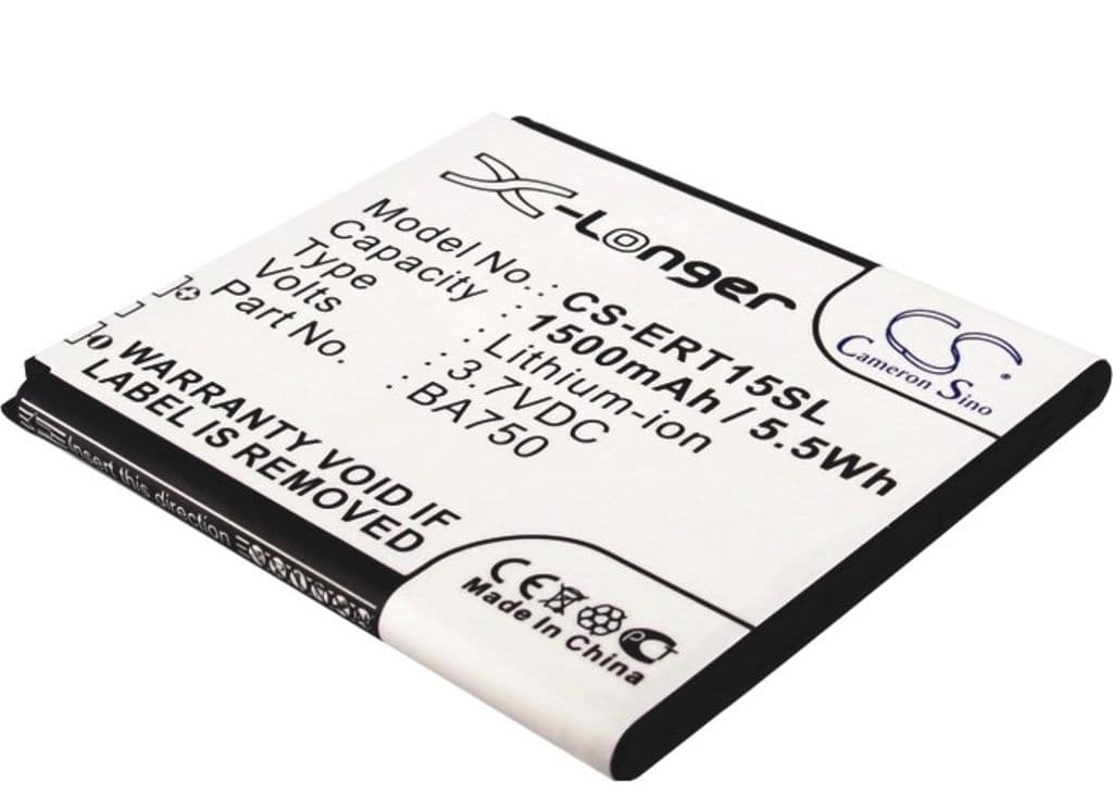 Batteri til BA-750 erstatningsbatteri