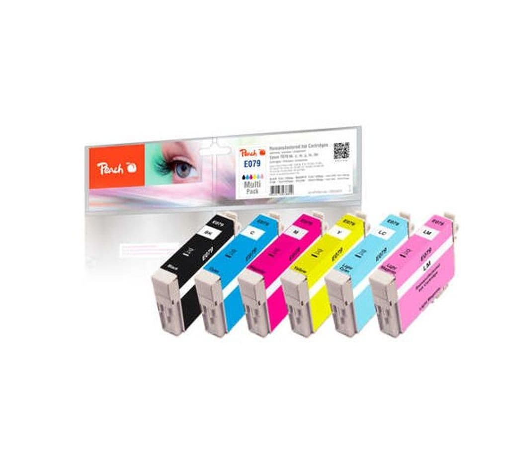 Kompatibel med T079 Blekkpatron MultiPack Bk/C/M/Y/LC/LM for Epson