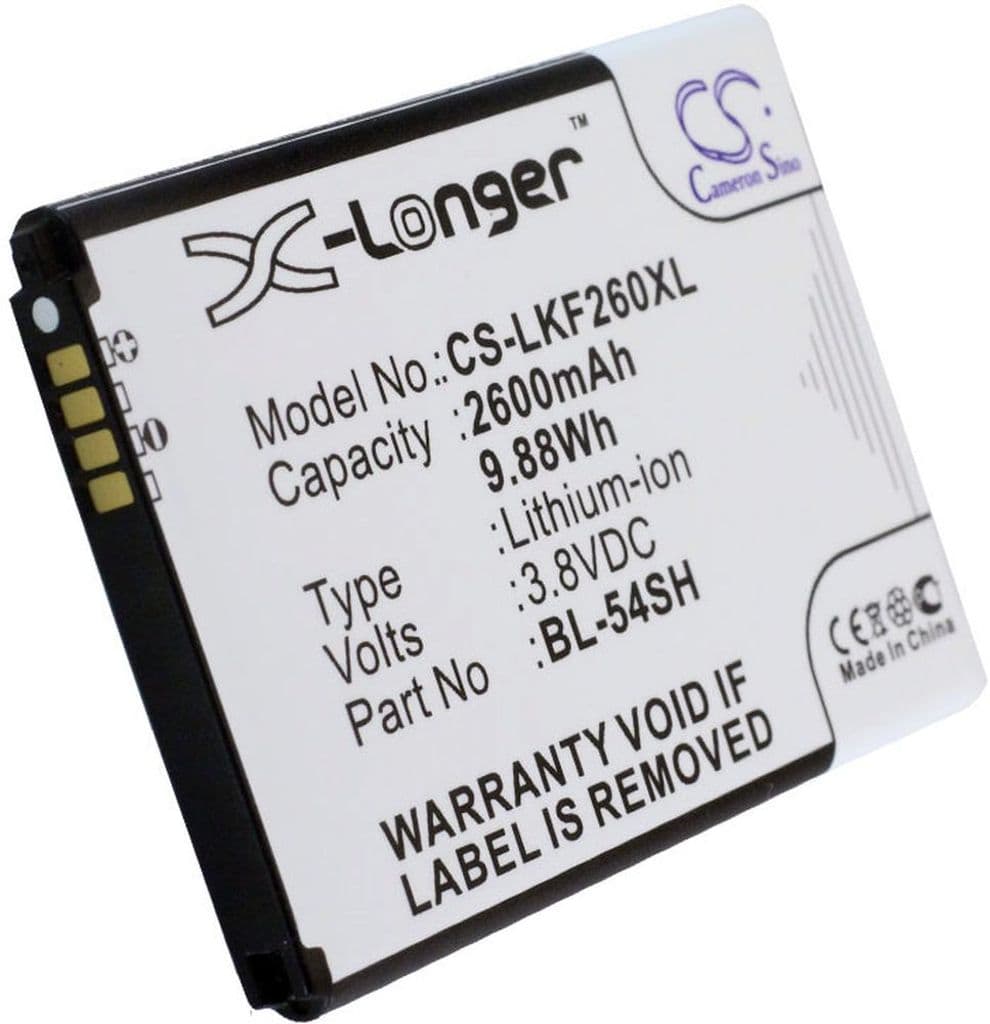 Batteri til BL-54SG erstatningsbatteri