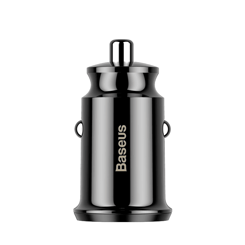 Baseus Grain Billader Dual-USB 3.1A 12/24V - Svart