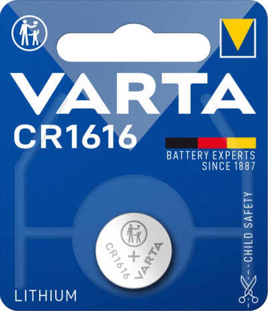 VARTA Lithium Coin knappcellebatteri CR1616