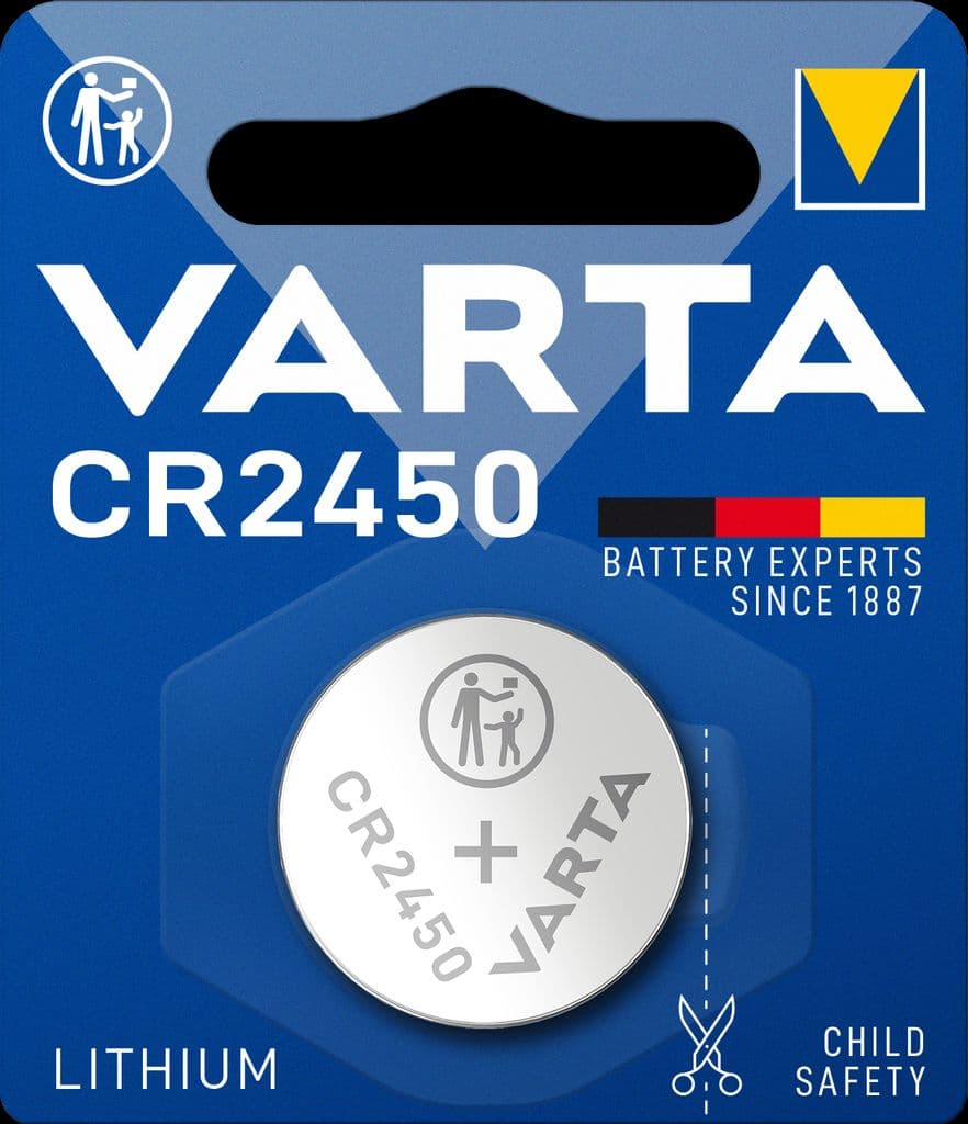 VARTA Lithium Coin knappcellebatteri CR2450
