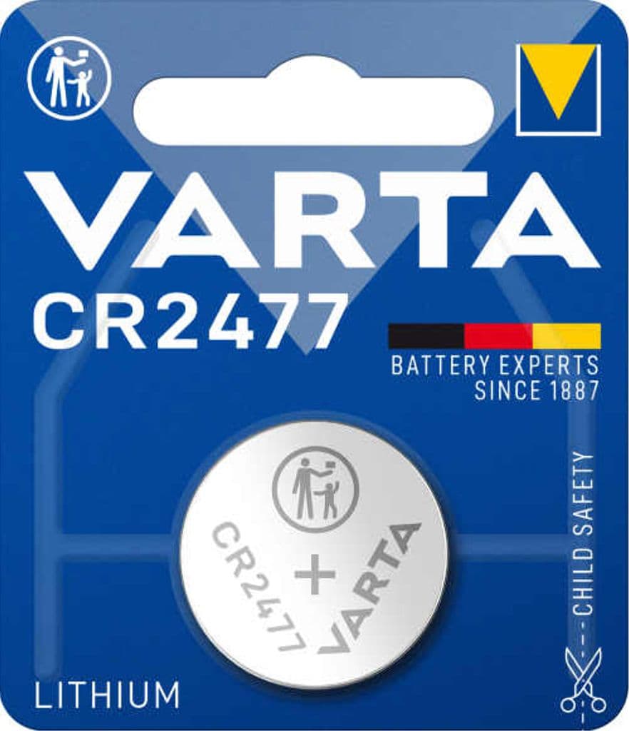 VARTA Lithium Coin knappcellebatteri CR2477