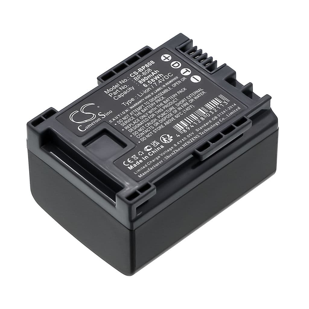 Batteri til Canon BP-808 etc