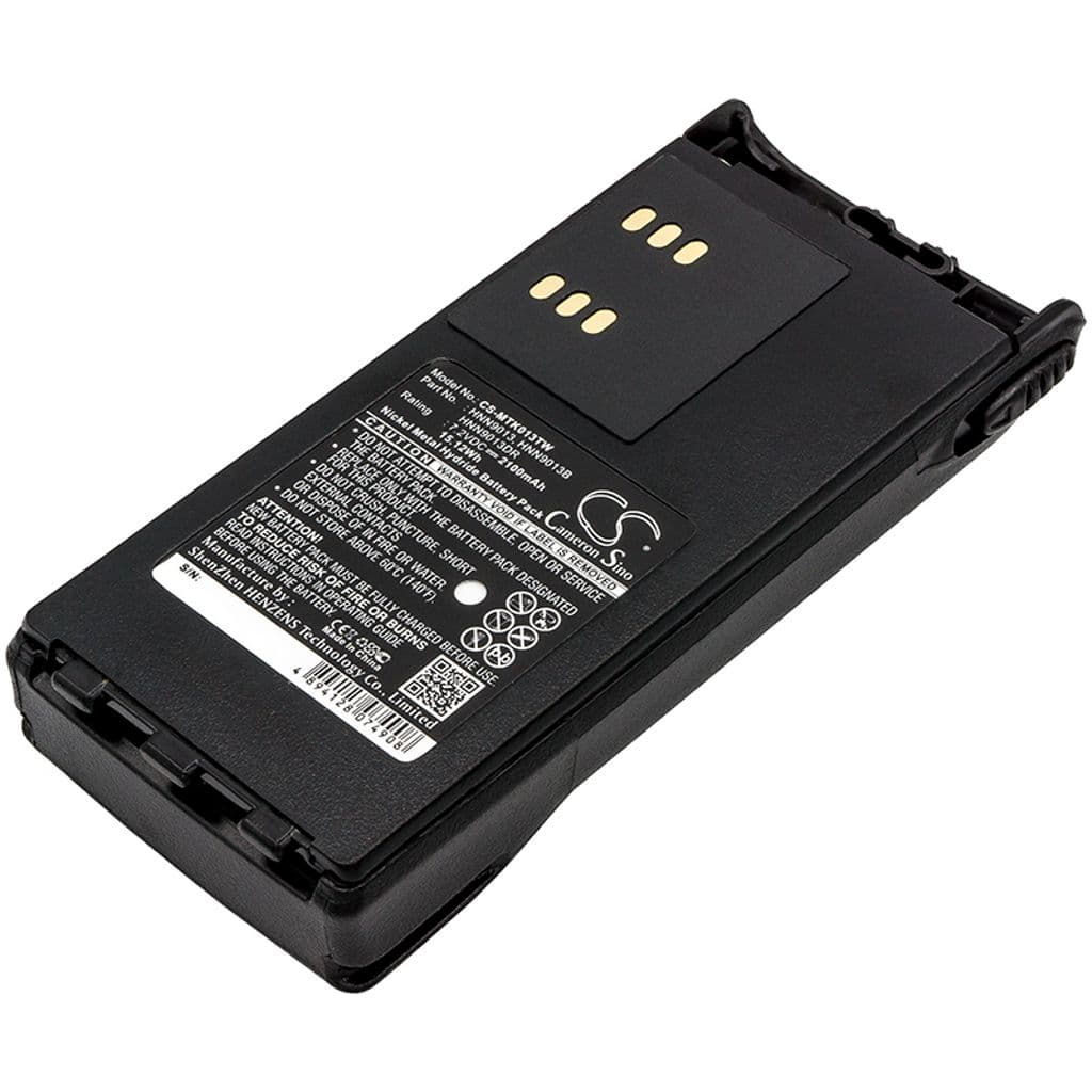 Batteri til Motorola GP320/GP240/GP340 NI-MH erstatningsbatteri