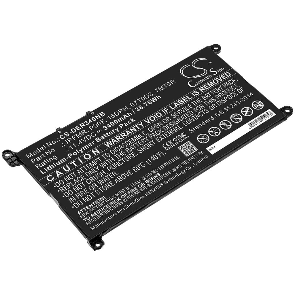 Batteri til DELL Chromebook 3400 etc