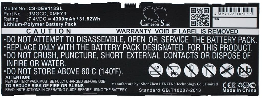 Batteri til Dell T06G etc