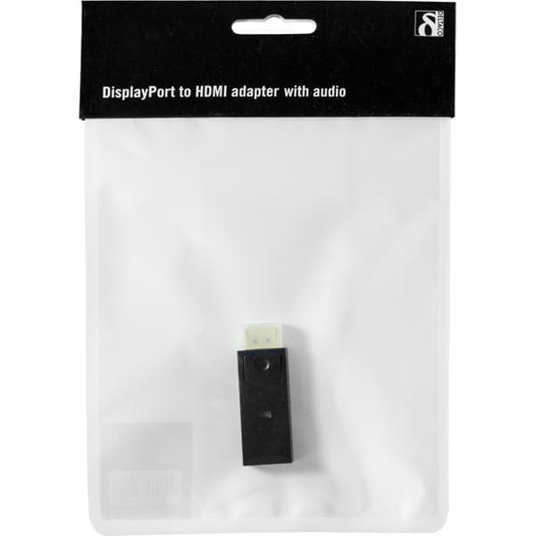 HDMI til DisplayPort-adapter, 20-pinners ha - 19-pinners ho