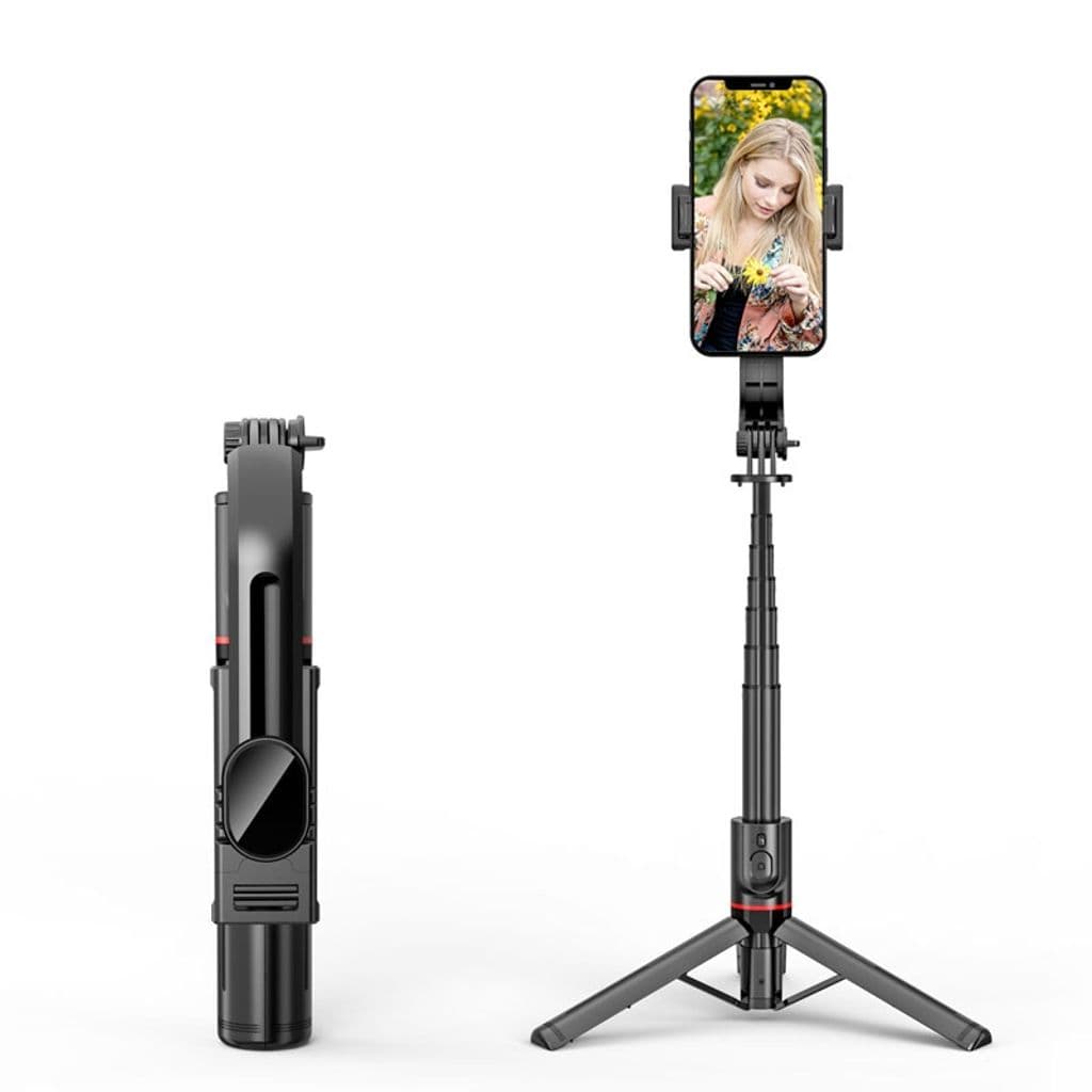 Selfie stick stativ med Bluetooth/fjernkontroll, 106m