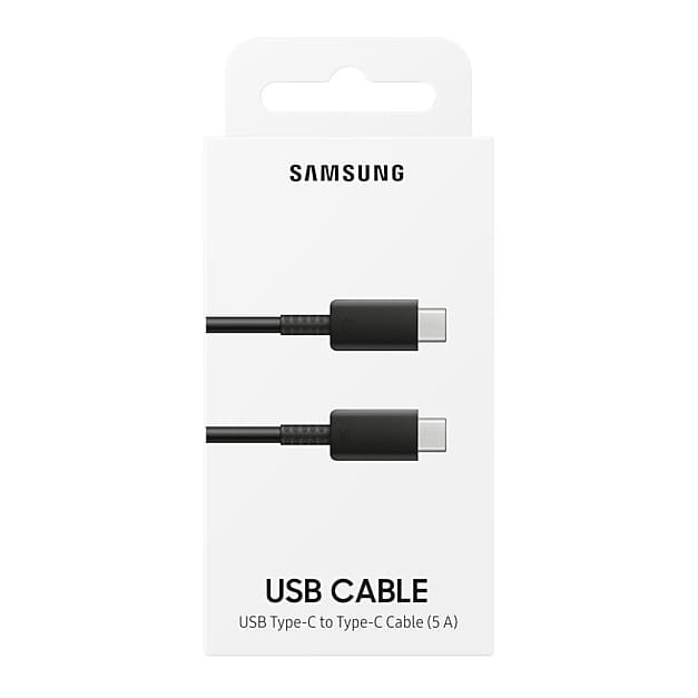Samsung USB-C til USB-C-kabel 5A – svart