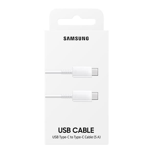 Samsung USB-C til USB-C-kabel 3A - Hvit