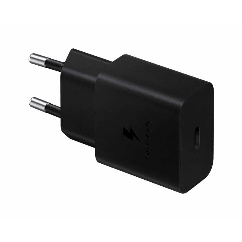 Samsung USB-C Hurtiglader, 15W - Svart