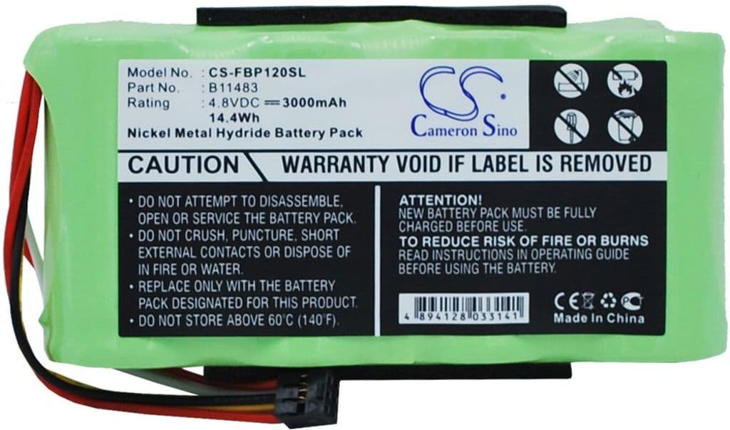 Batteri til Fluke 123 ( Firmware below V2.0 ) etc