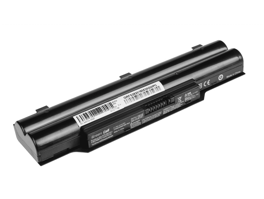 Green Cell-batteri til Fujitsu Lifebook A532, AH532 osv. 4400mAh, 11.1V