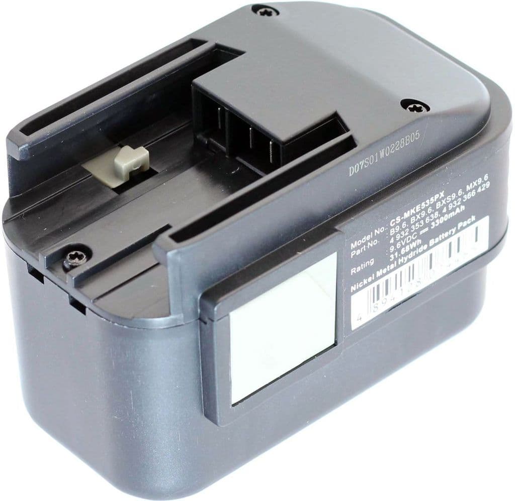 Batteri til MILWAUKEE 9.6V 3.0Ah NI-MH