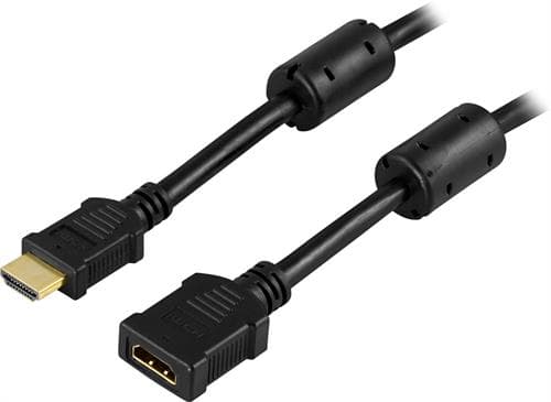 DELTACO HDMI 1,3 forlengningskabel - 1 m