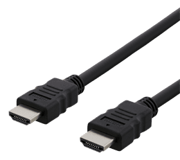 DELTACO HDMI-kabel Høyhastighets, 3m - Svart