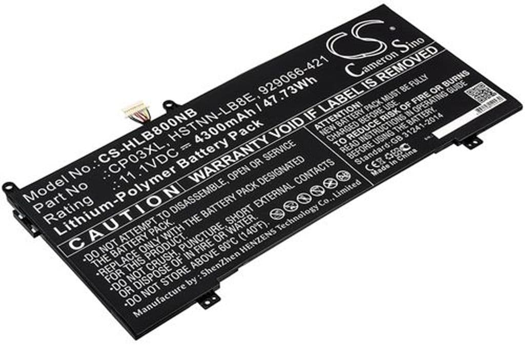 Batteri til HP Spectre x360 13 Convertible etc