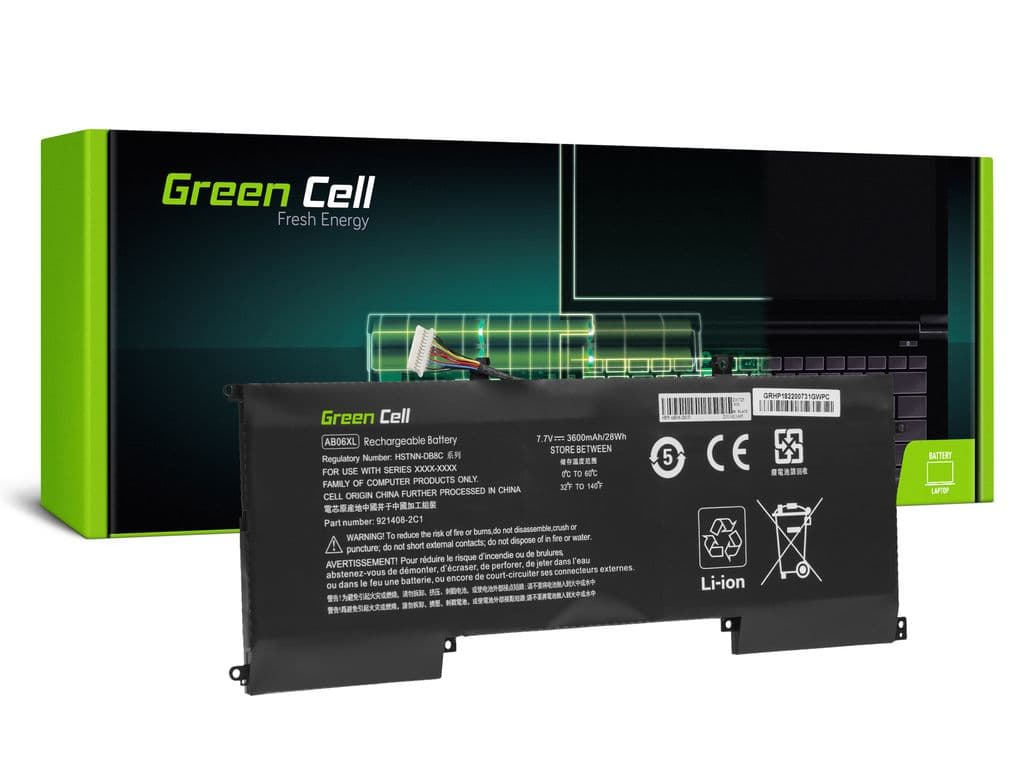 Green Cell AB06XL-batteri for HP Envy 13-AD-serien bærbare datamaskiner