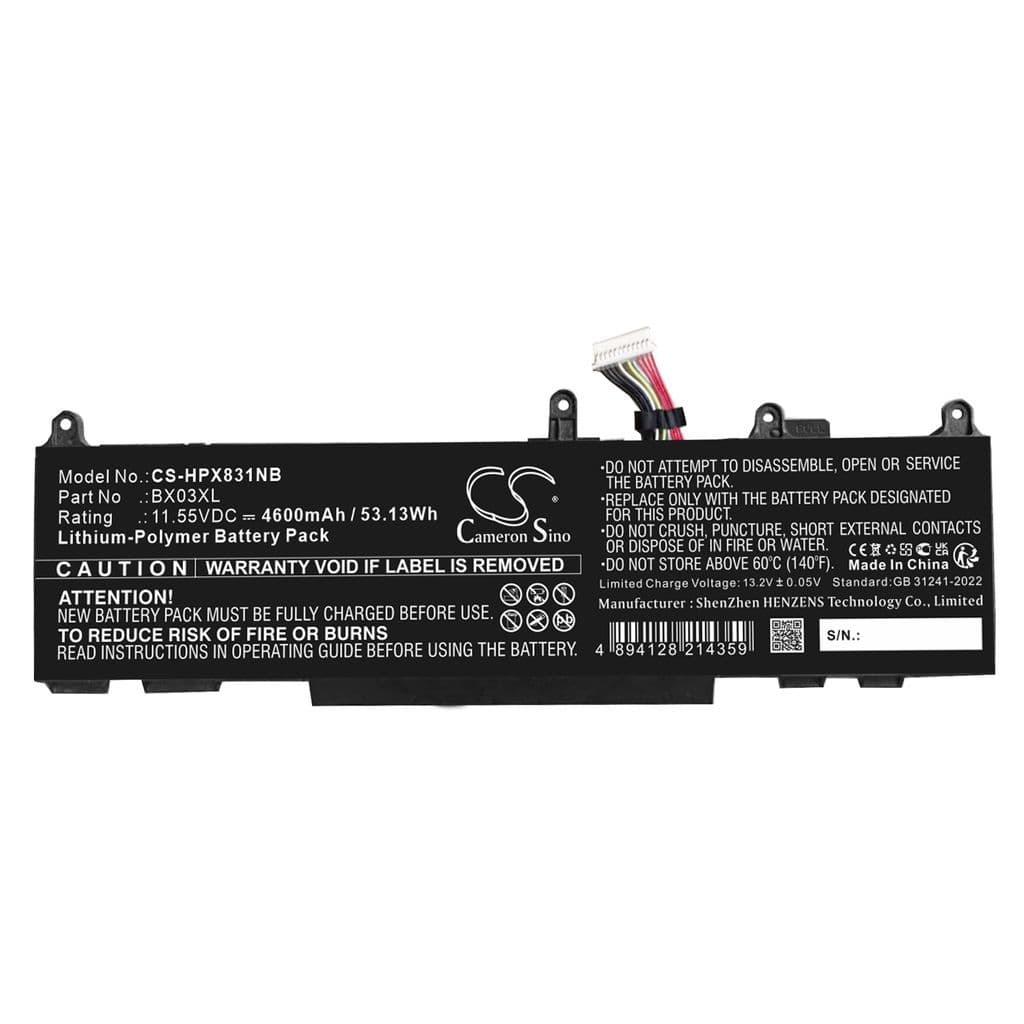 Batteri til HP Elite X360 830 G11 2 In 1 etc.