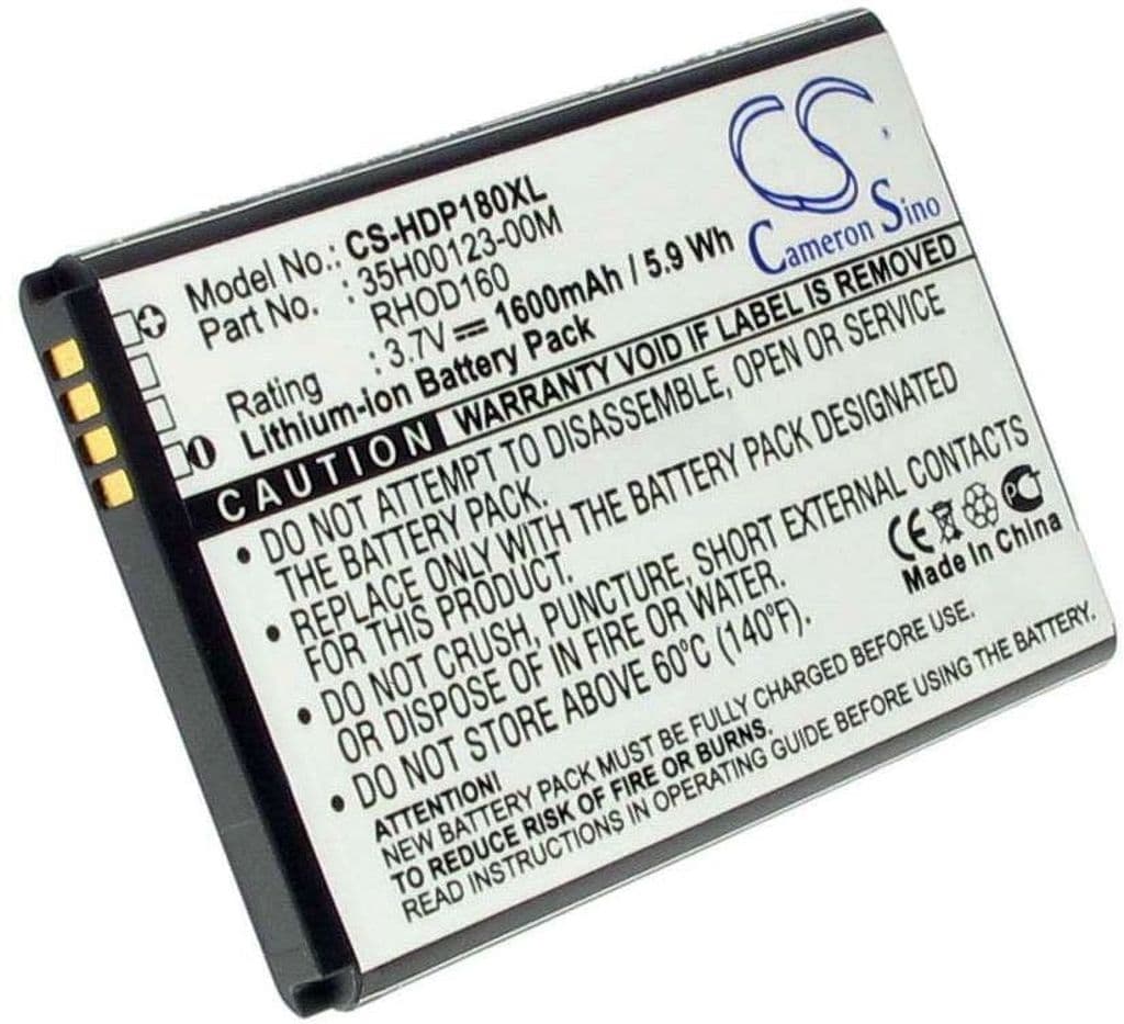 Batteri til HTC BA S390 erstatningsbatteri 1600 mAh