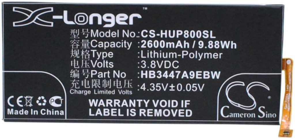 Batteri til Huawei Ascend P8 etc