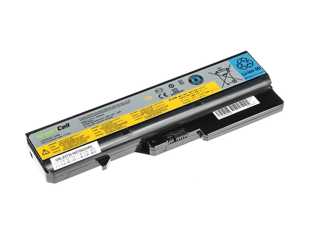Green Cell-batteri til Lenovo G460, G560 osv. 4400 mAh, 11,1 V