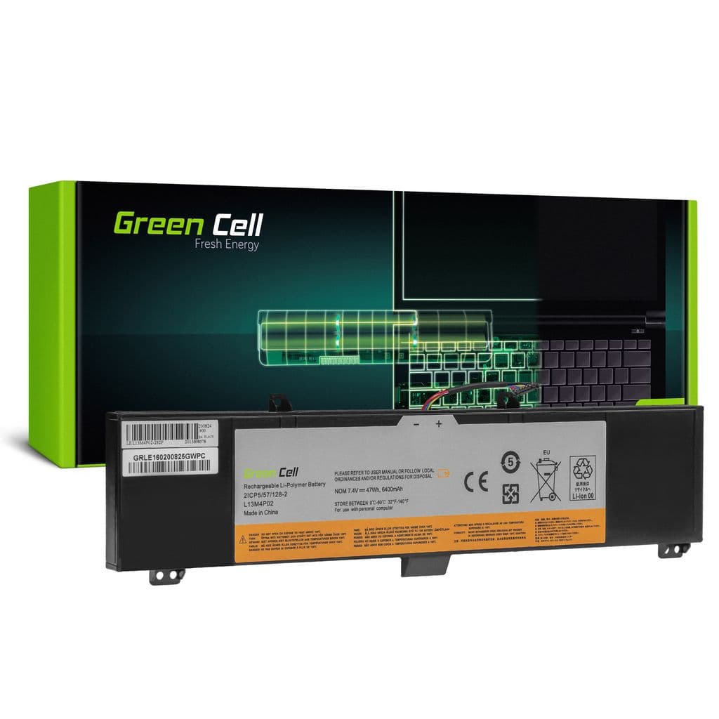 Green Cell Batteri L13M4P02 til Lenovo Y50/Y70 Series (L13L4P02)