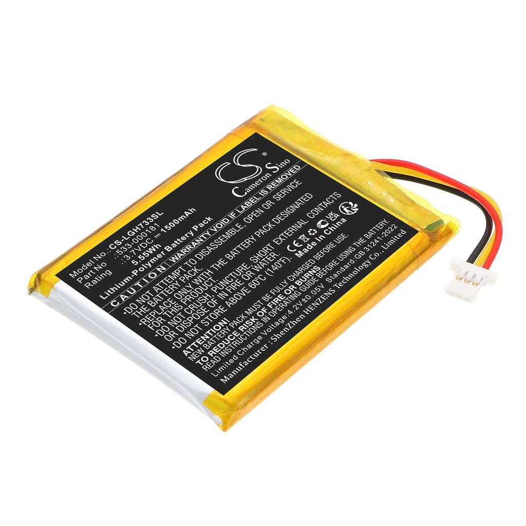 Batteri til Logitech G733 etc.