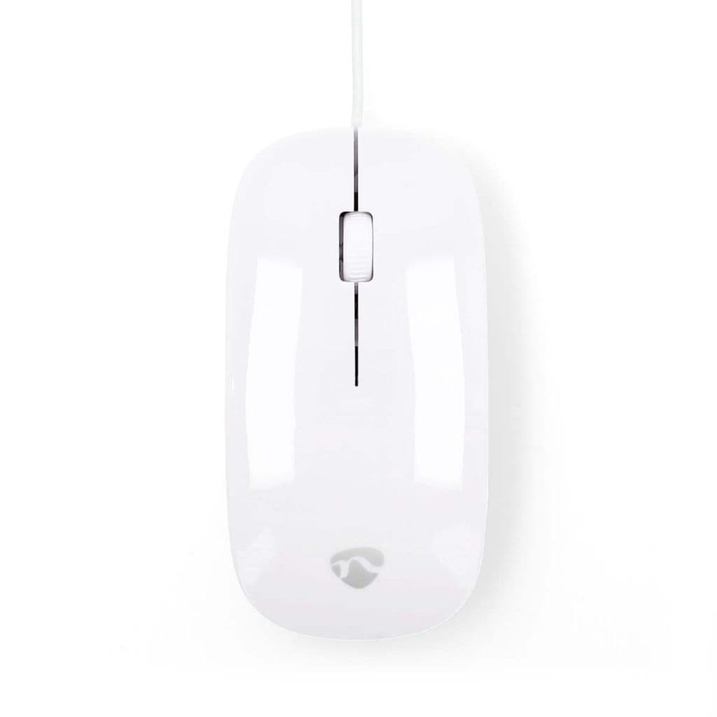 Mus med to knapper og scroll, 1000 DPI