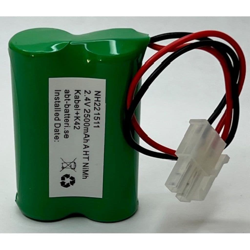 Ni-MH Batteripakke 2,4V 2500mAh A HT gjerde K42+LÅ NH221511
