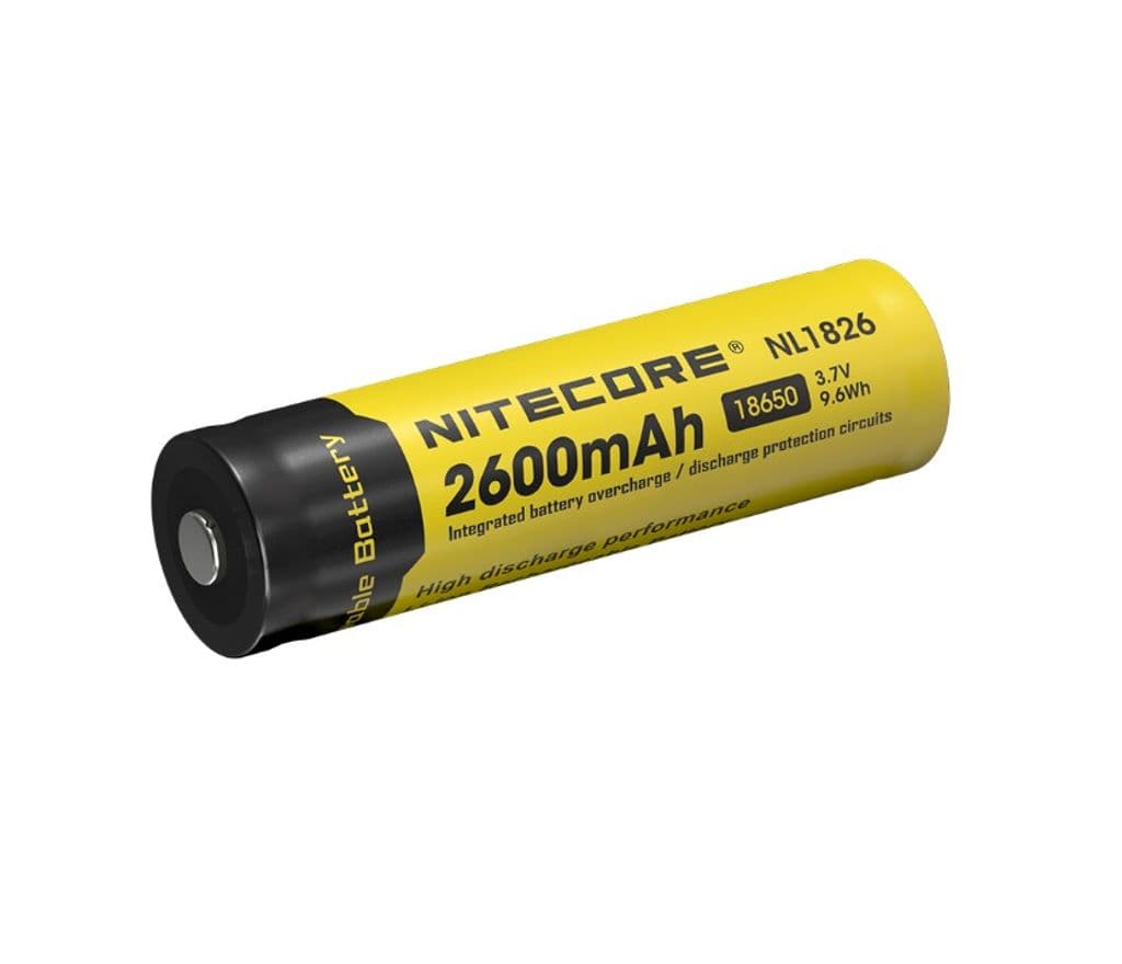 Nitecore NL1826 Li-ion 2600mAh 3,7V oppladbart 18650-batteri