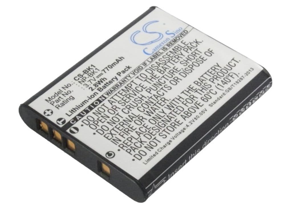 Batteri til NP-BK1 erstatningsbatteri