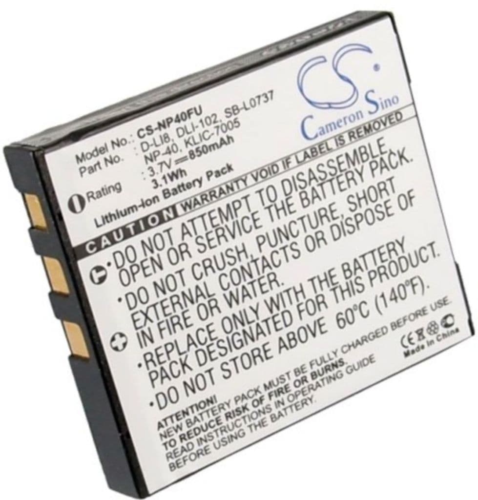 Batteri til Benq DC X600 etc