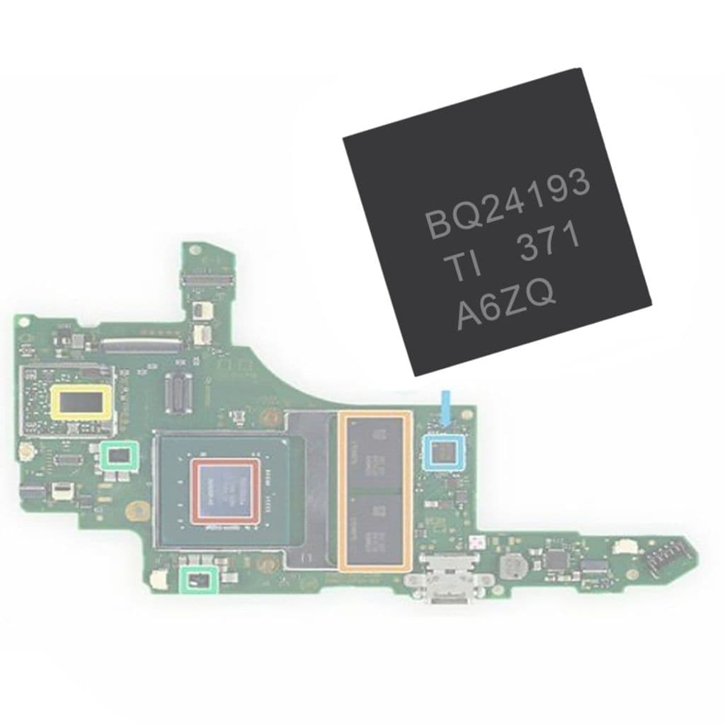 Nintendo Switch erstatningsbatterilader IC-brikke BQ24193
