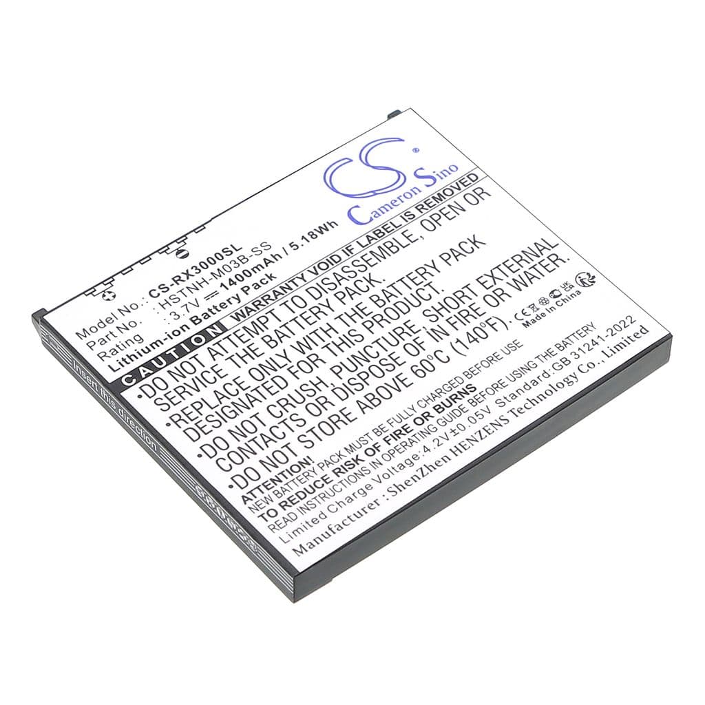 Batteri til HP iPAQ RX3100 erstatningsbatteri 1400 mAh