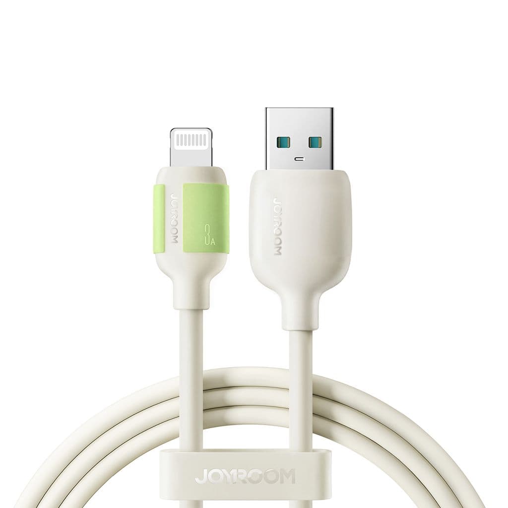 Joyroom 3A hurtigladekabel USB-A til Lightning, 1,2m - Beige