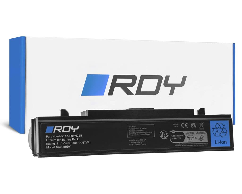 RDY-batteri AA-PB9NC6B AA-PB9NS6B for Samsung R519 R522 R525 R530 R540 etc