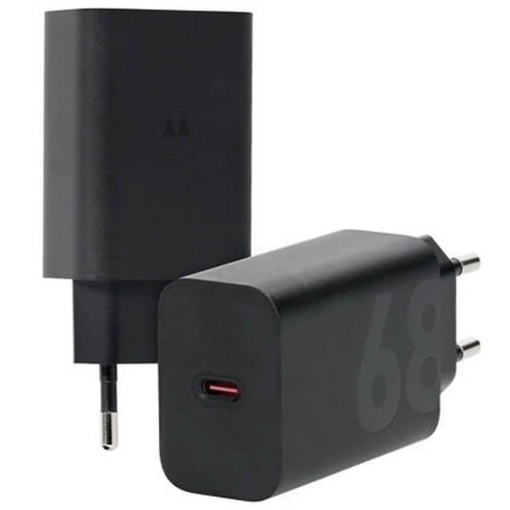 Motorola Edge 30 Pro 68W AC-adapter - Svart