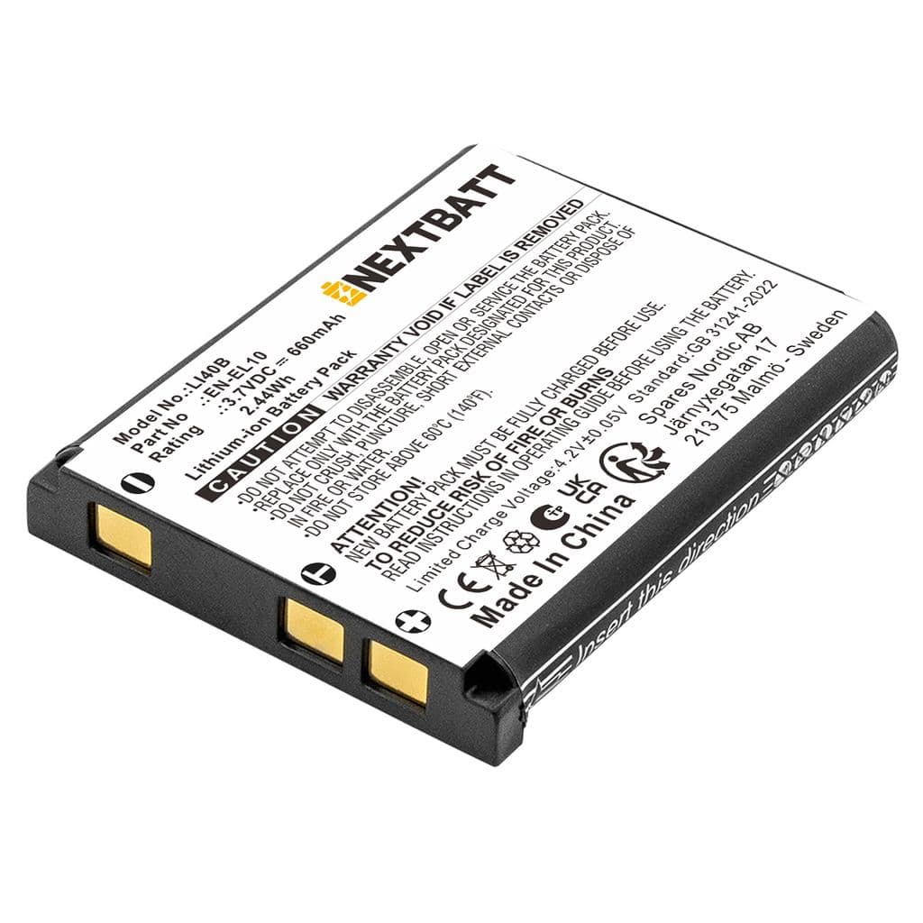 Batteri til DS5370 (VPC-T1060) erstatningsbatteri