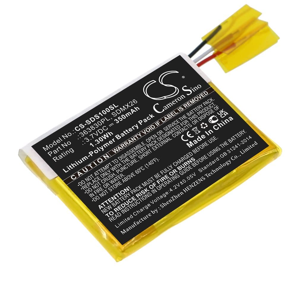 Batteri til Sandisk Sansa Clip etc