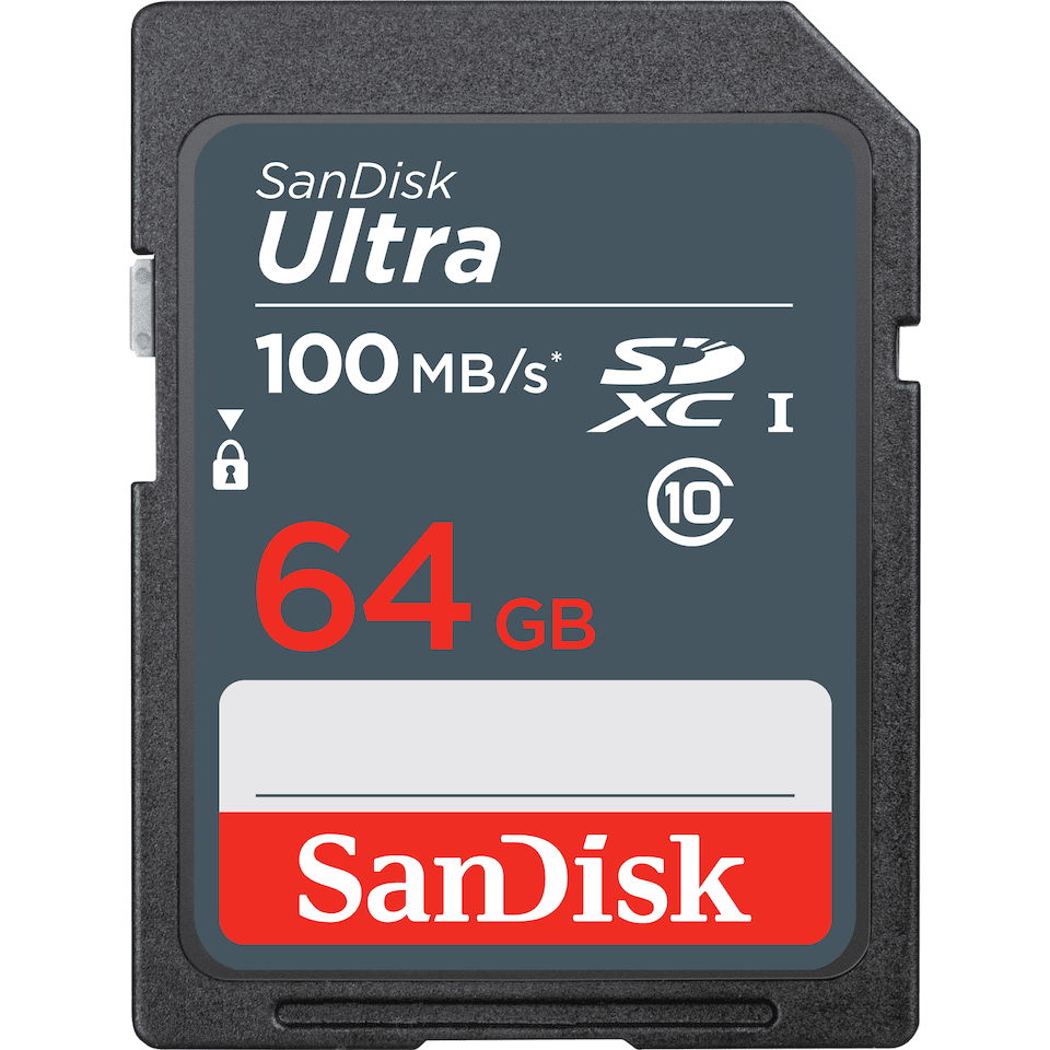 SanDisk Ultra SDXC Class 10 UHS-I 100MB/s 64GB