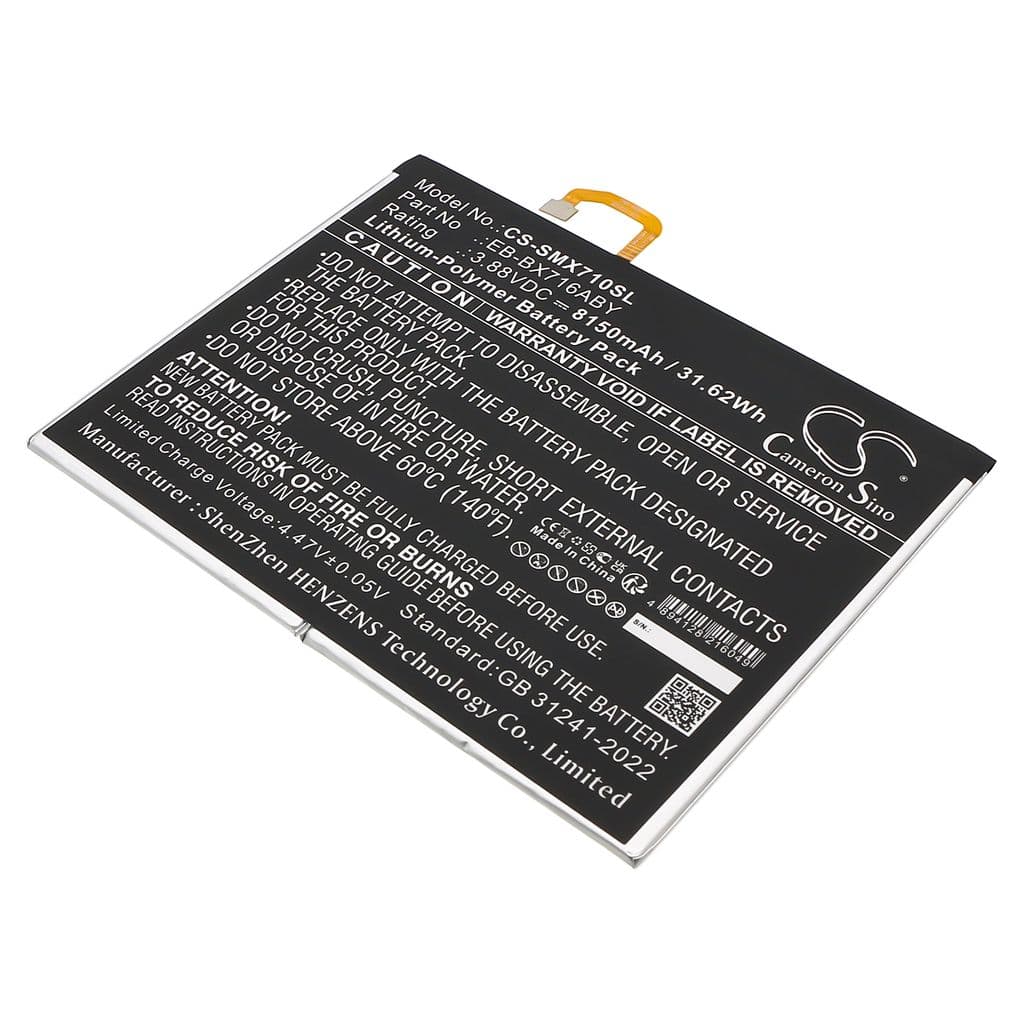 Batteri til Samsung Galaxy Tab S9 osv.