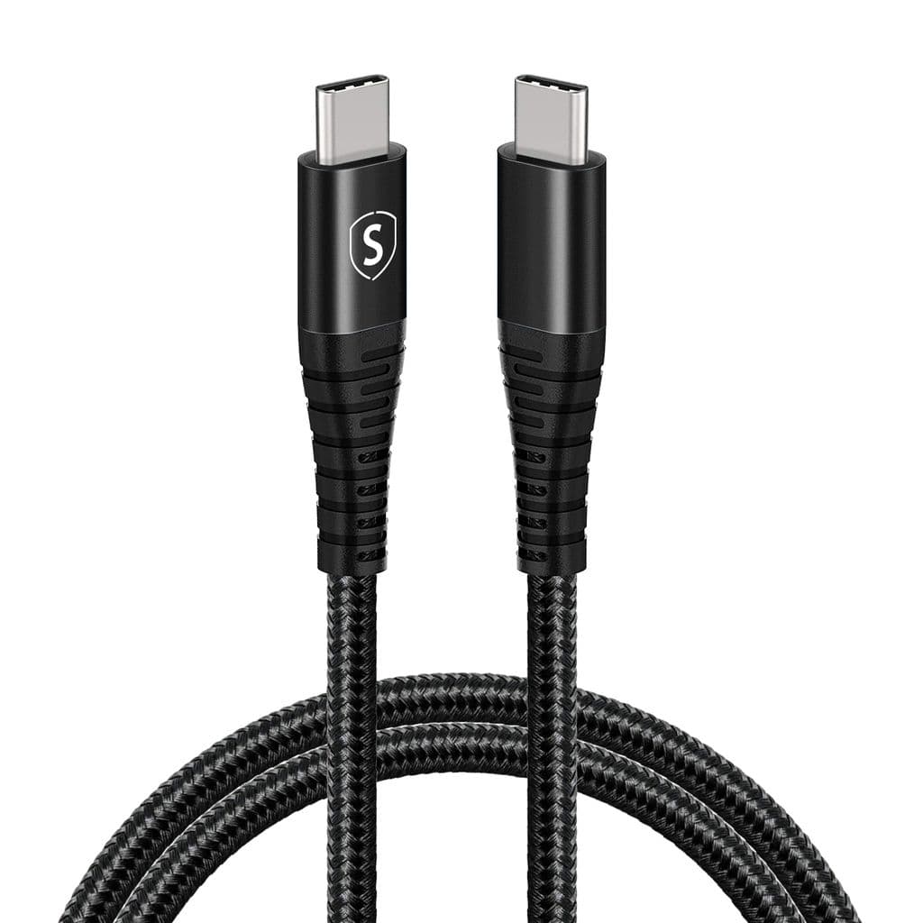 SiGN USB-C til USB-C-kabel 5A, 100W, 1m - Svart