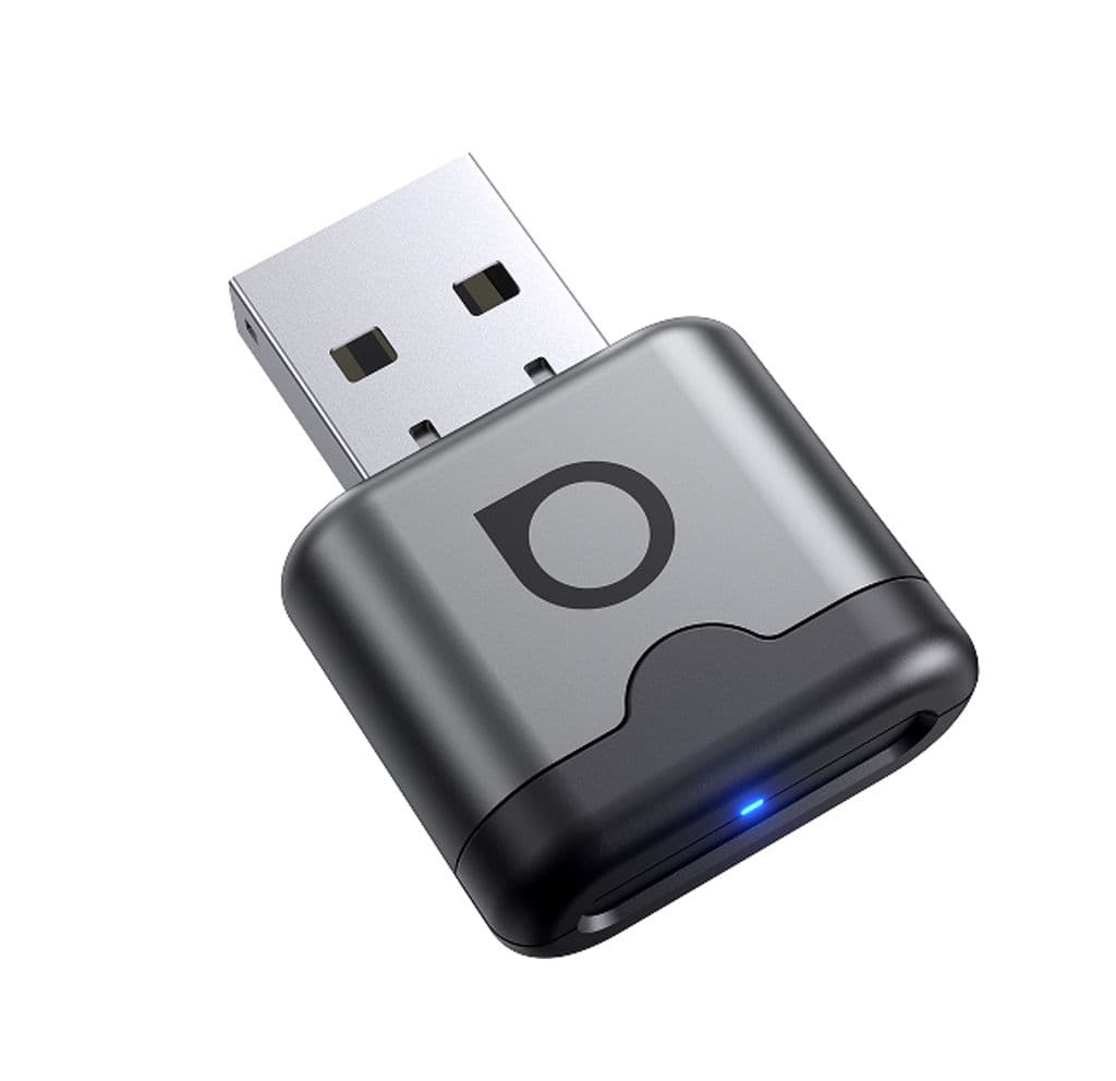 Ottocast Mini Aura 2026 trådløs CarPlay / Android Auto-adapter - Sølv