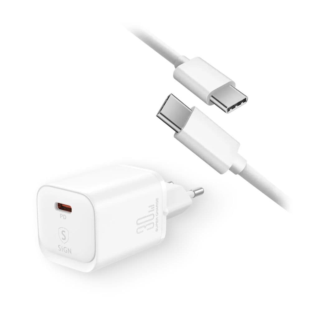 Google Pixel 9 / 9 Pro / 9 Pro Fold 30W USB-C hurtiglader med 2m kabel 3A, PD + PPS