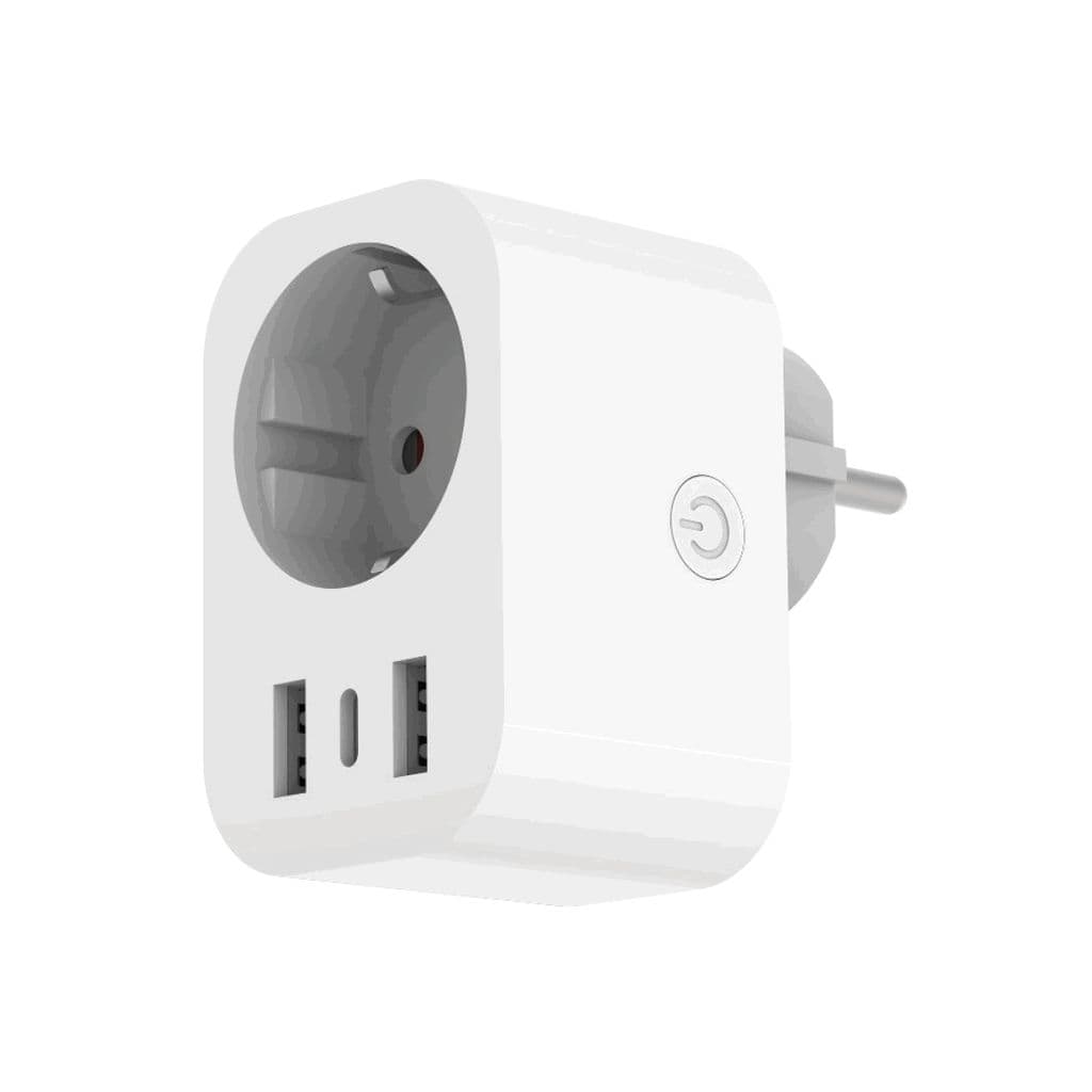 SiGN Smart Wall-adapter med elutag USB-A og USB-C 20W