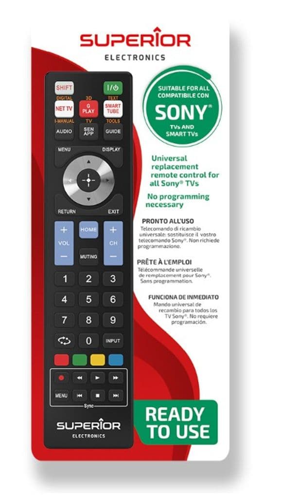 Universal Fjernkontroll Sony