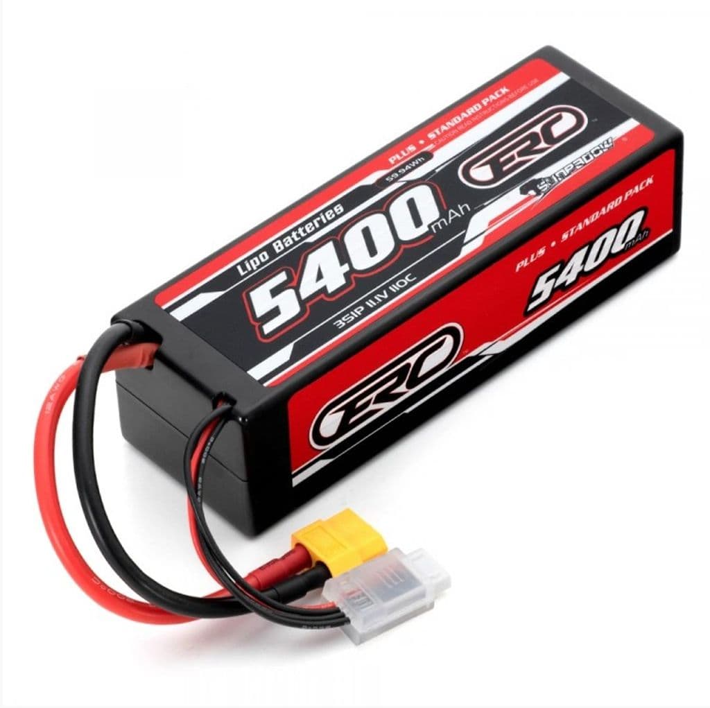 Sunpadow Li-Po-batteri 3S 11,1V 5400mAh 110C Hard XT60-kontakt
